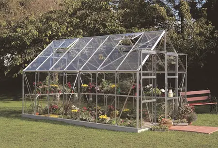 Halls Magnum 14x8 - Aluminium - 3mm Toughened Glass