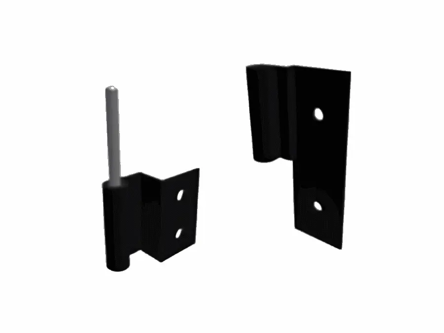 Bag 8 - Hinges - Door - Rigth - Black