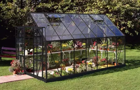 Halls Magnum 14x8 - Black - 3mm Toughened Glass