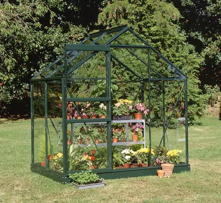 Halls Popular 6x4 - Green - 3mm Horticultural Glass