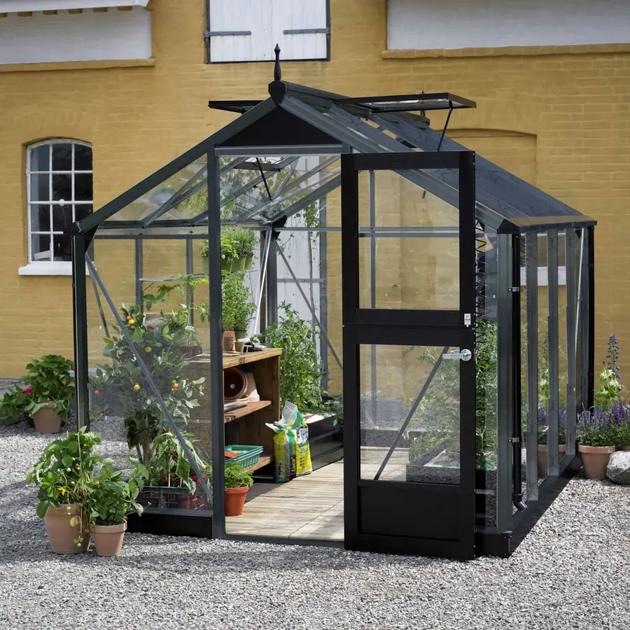 Juliana Compact 12x7 - Anthracite/Black - 3mm Toughened Glass