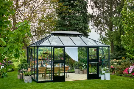 Juliana Grand Oase 14x9 - Anthracite/Black - 3mm Toughened Glass
