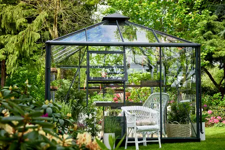 Juliana Grand Oase 14x9 - Anthracite/Black - 3mm Toughened Glass
