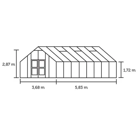 Juliana Gartner 19x12 - Aluminium - 3mm Toughened Glass