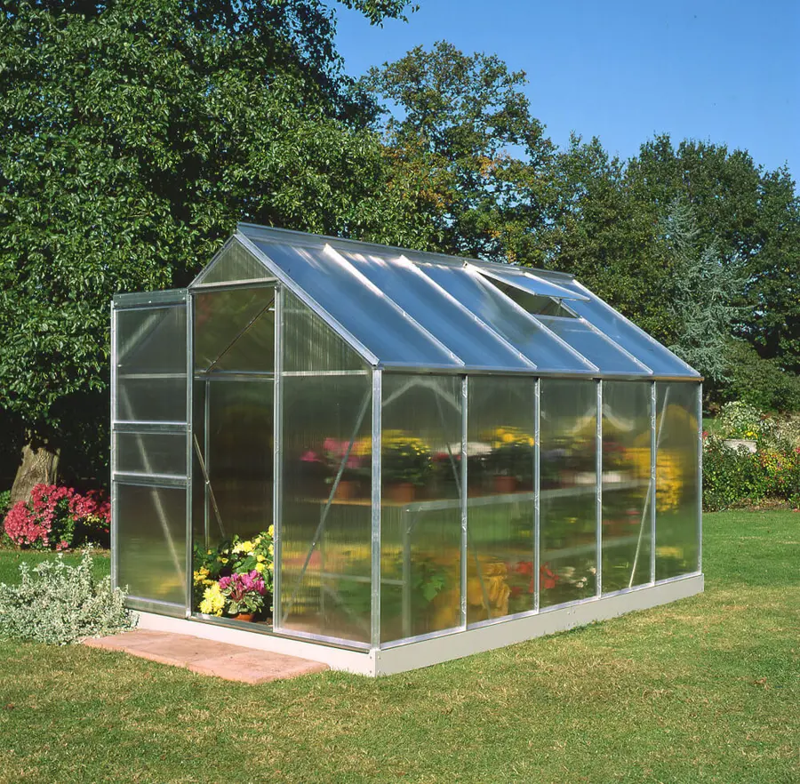 Halls Popular 6x10 - Aluminium - 4mm Polycarbonate