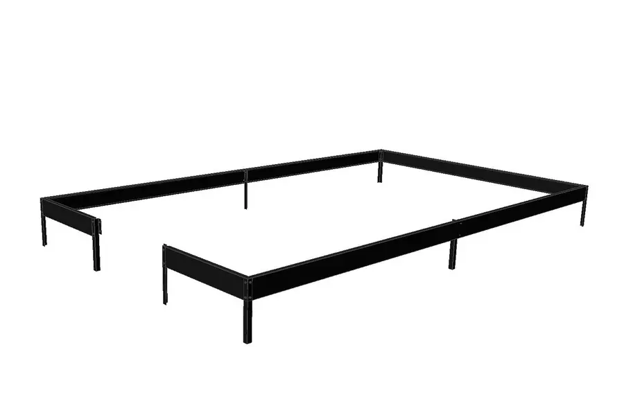 Juliana Compact Base 7 ft x 9 ft black