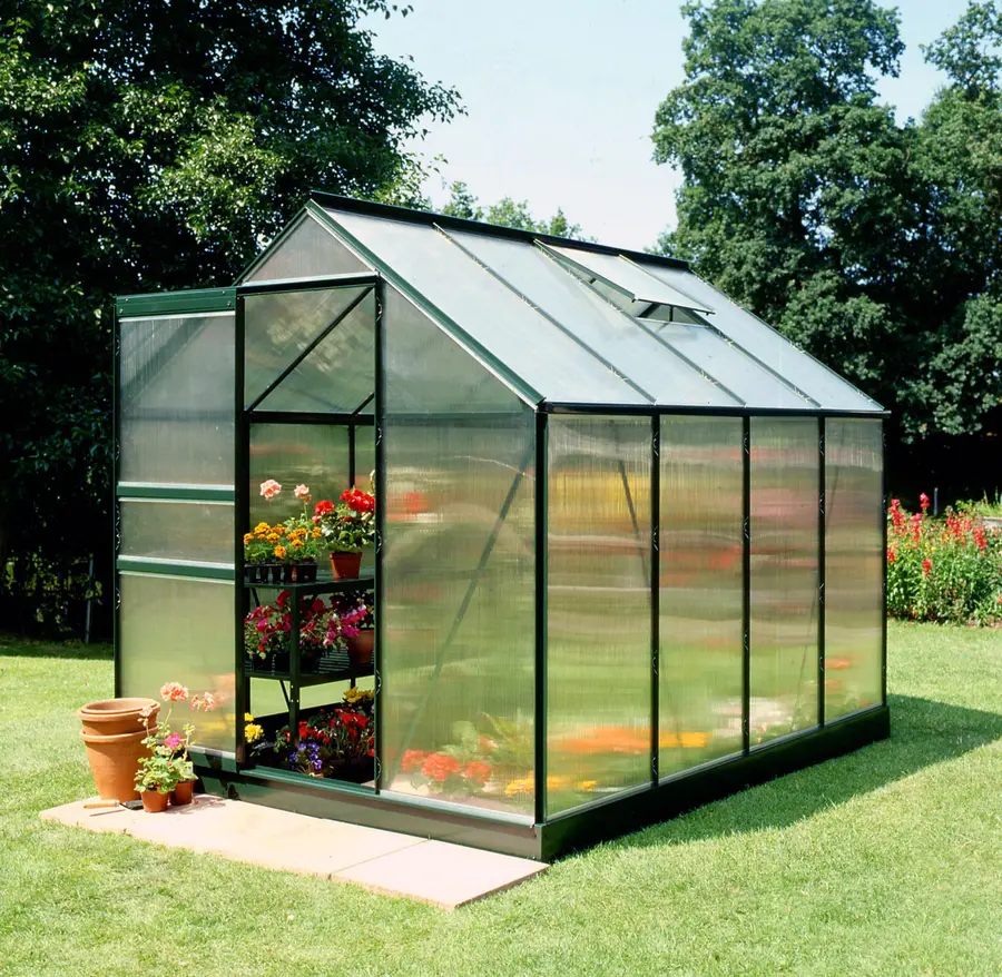 Halls Popular 6x8 - Green - 4mm Polycarbonate