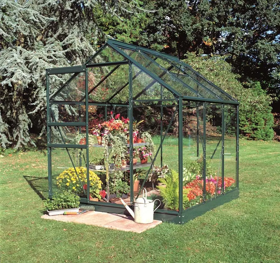 Halls Popular 3,8 m² - Grün mit 3 mm Sicherheitsglas