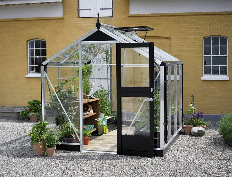 Juliana Compact 7x7 - Aluminium - 3mm Toughened Glass