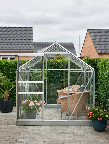 Halls Popular 5,0 m² - Alu m/3 mm Glas