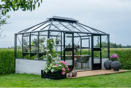 Juliana Grand Oase 14x9 - Anthracite/Black - 3mm Toughened Glass