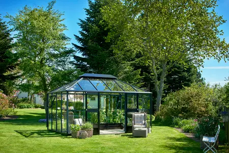 Juliana Grand Oase 14x9 - Anthracite/Black - 3mm Toughened Glass