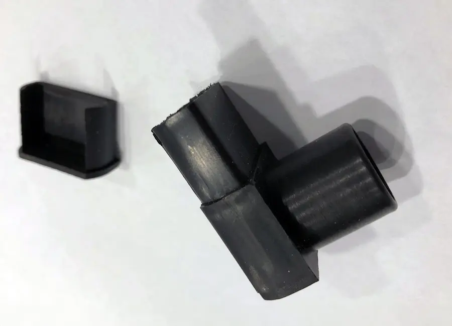 Halls Magnum Gutter Stop/Drop Ends (Black)