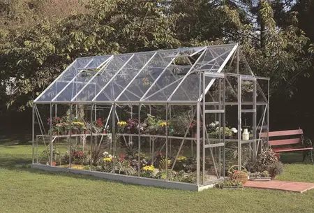 Halls Magnum 14x8 - Aluminium - 3mm Toughened Glass