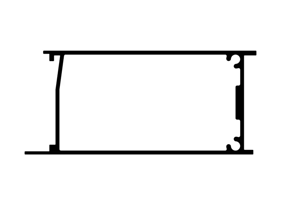 Door Side - Top - 59 - Black
