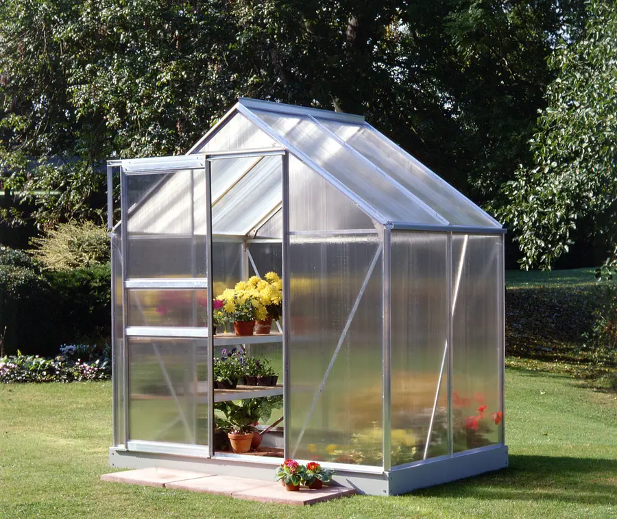 Halls Popular 6x4 - Aluminium - 4mm Polycarbonate