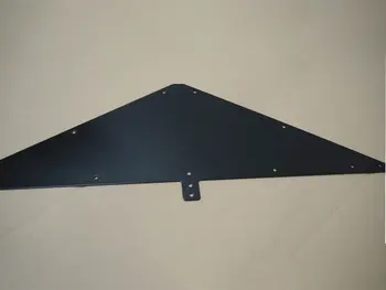 #334S Spitzplatte Vordergiebel - Schwarz