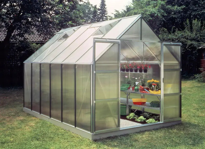 Halls Magnum 12x8 - Aluminium - 6mm Polycarbonate
